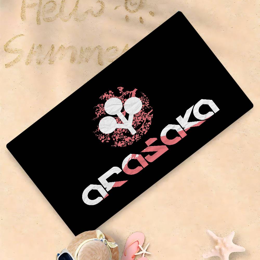 Arasaka Corporation Logo Microfiber Beach Towel Absorbent Quick Dry Soft Yoga Swimming Resort Mountain Climbing Towel