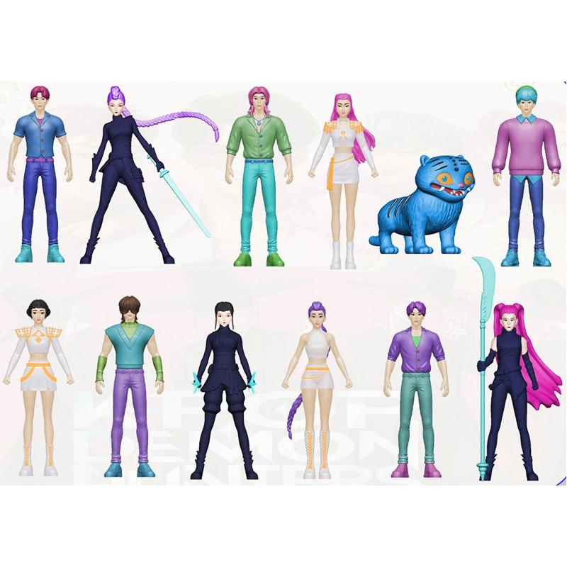 2026 NEW Anime KPop Devil Hunter Doll Vinyl Toy Rumi Mira Zoi Character Vinyl Mask Blind Box Ornament Toy Christmas Gift