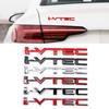 COZ1 3D Metal Car Letters Trunk Emblem Badge Decal I VTEC Sticker For Honda City Civic Accord Jazz CRV IVTEC I-VTEC Logo Accessories
