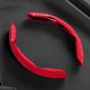 Sticker Suede Car Steering Wheel Cover Anti-slip Round Accessories For Mercedes Benz AMG W205 W204 W203 W111 W222 CLK Accessory ZS4
