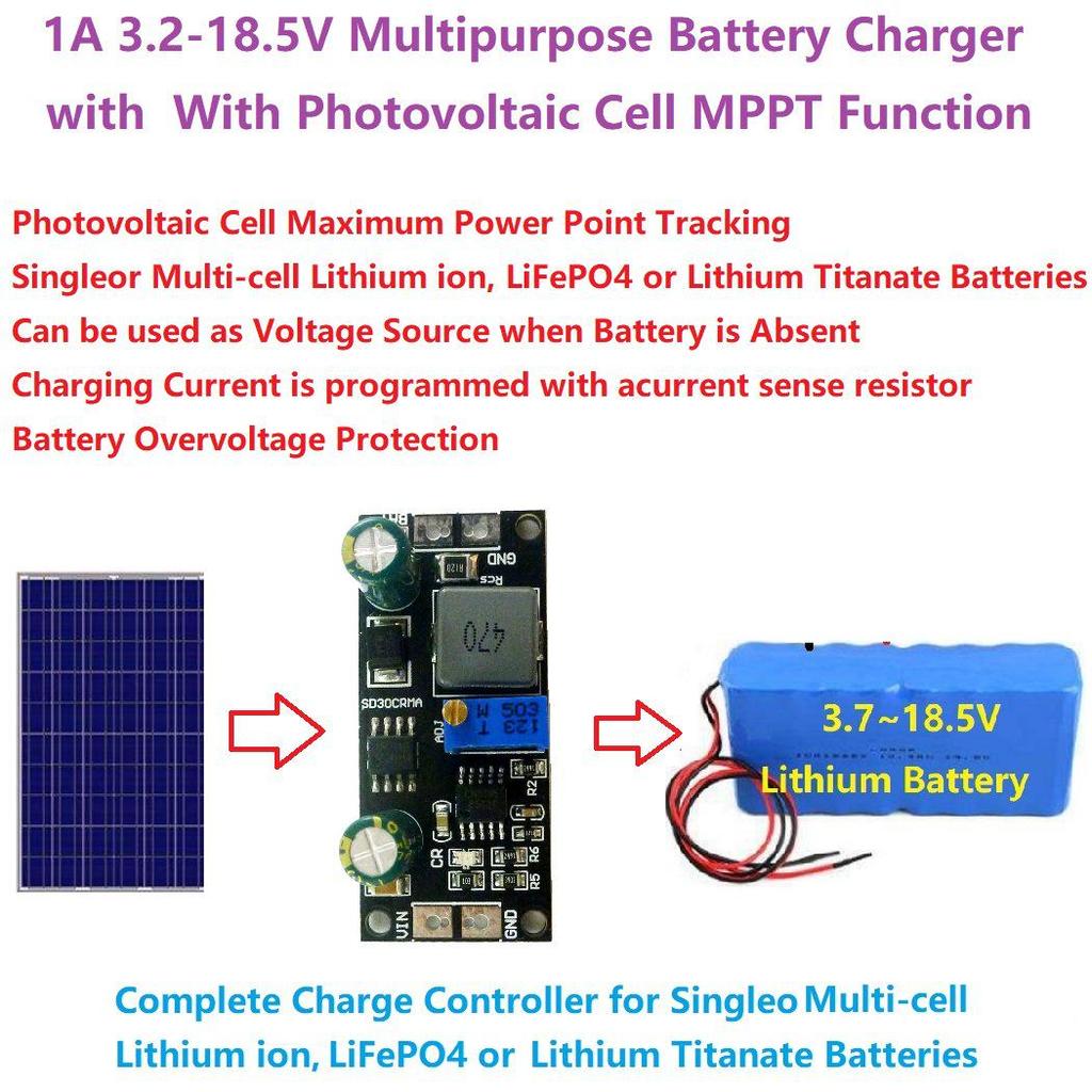 SD30CRMA Solar Panel MPPT Controller (9V-18V)