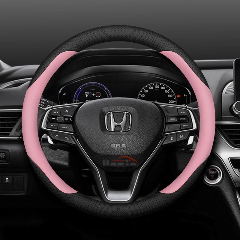 Leather Car Steering Wheel Cover for Honda CRV HRV Passport Civic Accord City Fit Pilot 2022 2023 2024 2025 2026 Accessories IP8