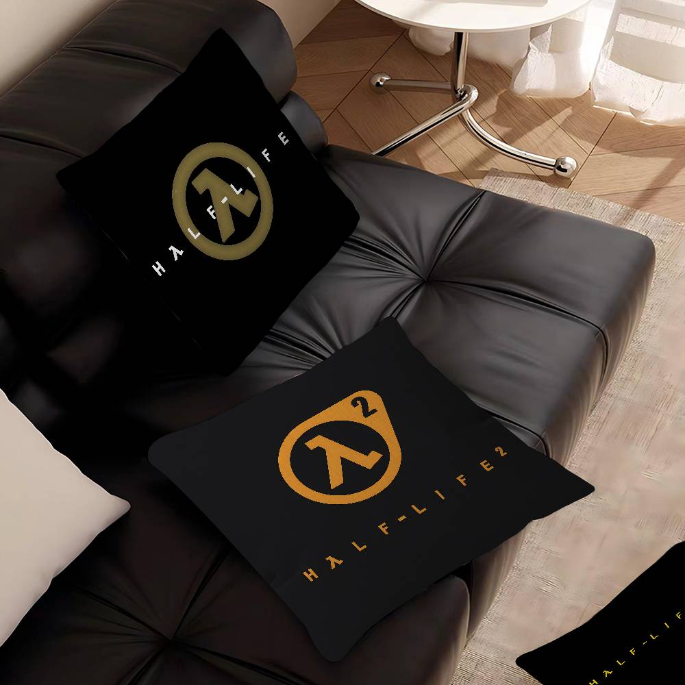 Игровой H-Half L-Life Офисная Подушка Наволочка Автомобильная Наволочка для Подушки 45X45СМ Наволочка для Подушки под Поясницу Диванная Наволочка