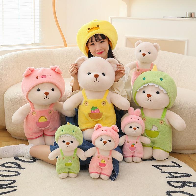 Лена Медведь Ручной работы Плюшевый Мишка Детеныш Мягкая Игрушка Подарок