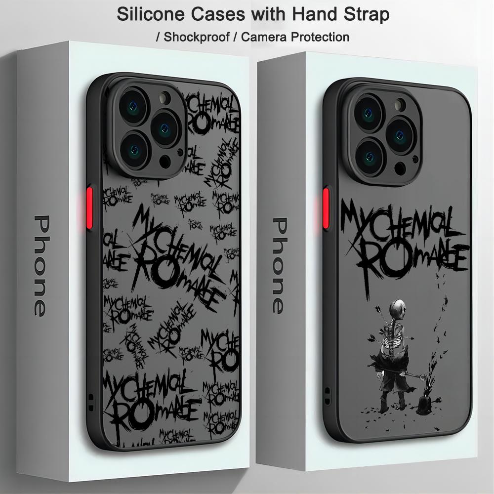 Чехол для телефона My Chemical Romance для iPhone 16 15 14 13 12 11 Mini Pro Max X XR XSMax 7 8 Plus Матовый Прозрачный Задний Чехол