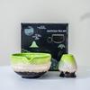 Новая керамическая чаша для матча с носиком для слива Многоразовый держатель для венчика для матча Градиентный цвет Набор для приготовления матча Любители чая