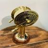 15,24 см латунная модель корабельного телеграфа для домашнего декора, латунный корабельный телеграф ручной работы в машинном отделении, морской двусторонний колокольчик, верхний домашний декор