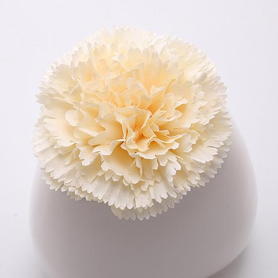 10 Pcs Artificial Carnation Flowers Handmade Faux Silk Flowers Fake Carnation Blooms for DIY Crafts Wedding Baby Showers Decorations