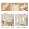 Wall Mounted Folding Plastic Storage Rack Multifunctional Cabinet Organizer Shelf Punch Free Kitchen Storage Organizer