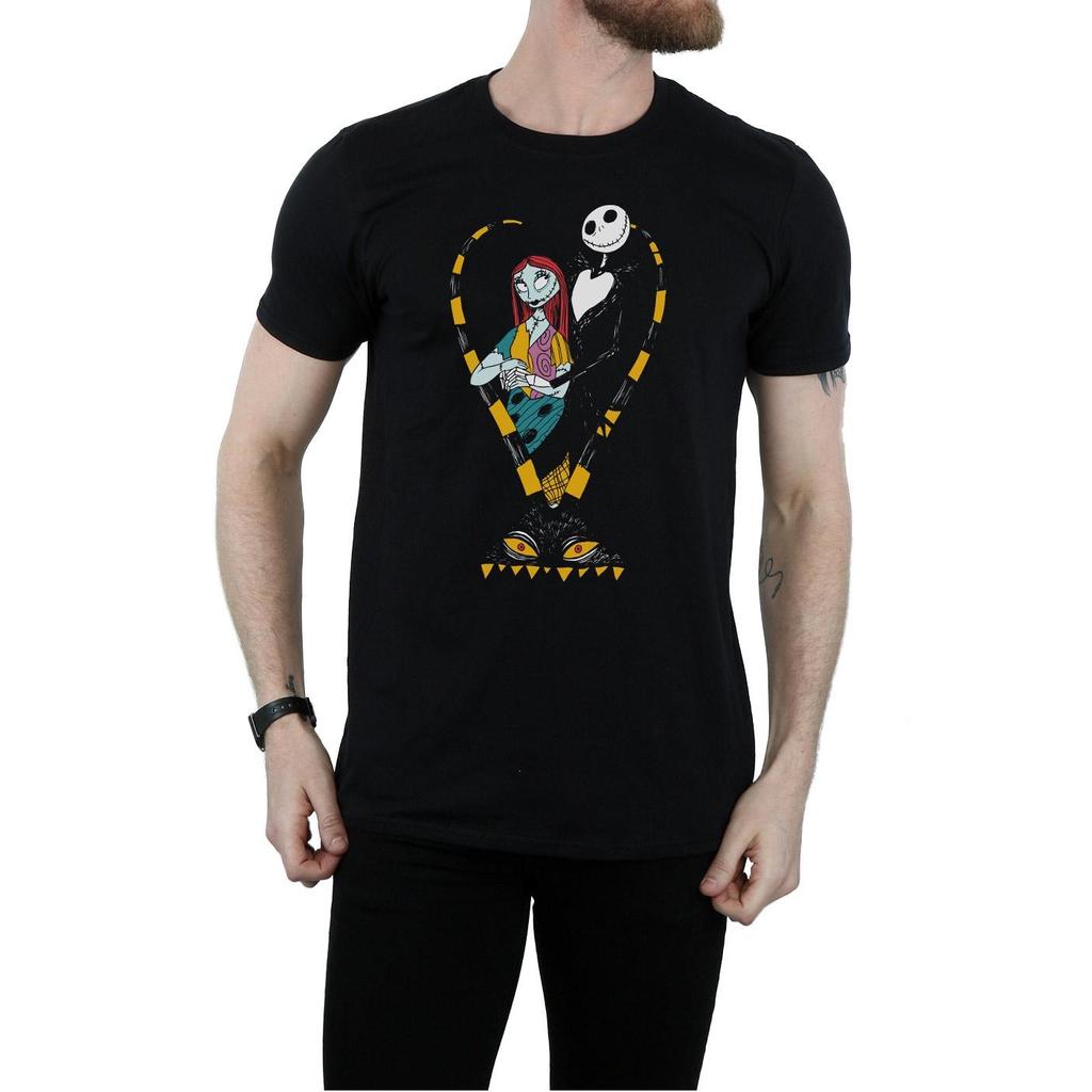 Disney Mens Nightmare Before Christmas Jack And Sally Love T-Shirt