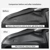Rear Trunk Side Anti-Kick Pad for Tesla Model Y Launch 2025 2026 Juniper Car Up Layer Coverage Protection Kit 2Pcs Black