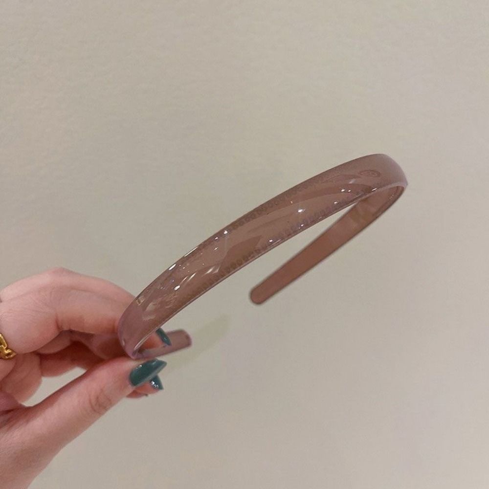 Нескользящий Желейный Обруч для Волос Зубчатый Минималистичный Корейский Ободок для Волос 2024 Новый Акриловый Ободок Мыть Лицо