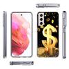 Чехол для телефона 'Мир валюты доллара США' для Samsung Galaxy S25 Edge S24 S23 FE S21 S20 S10 Plus S22 S26 Ultra Прозрачный Чехол