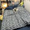 Floral Quilt Cover Sheet Three-piece Single Bed Set Household Bedding