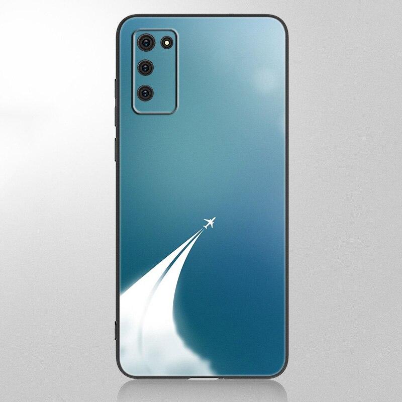 Забавный чехол для телефона с картой путешествий для Samsung Galaxy A12 A02S A22 A32 A52 A72 A71 A51 A41 A31 A21 A11 A50 A70 A10S A20S черный чехол