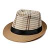 Summer Men's Hat Jazz Hat Shade Men's Straw Hat Sunscreen Cool Hat Beach Hat British Top Hat