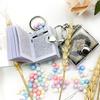 Mini Quran Book Vintage Keychain Holder Ring Pendant Decor Gift