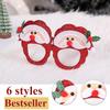 1 шт. новогодние рождественские очки 2026 года, реквизит для фотобудки для веселой рождественской вечеринки, держатель для очков, детский новогодний подарок, товары для дома