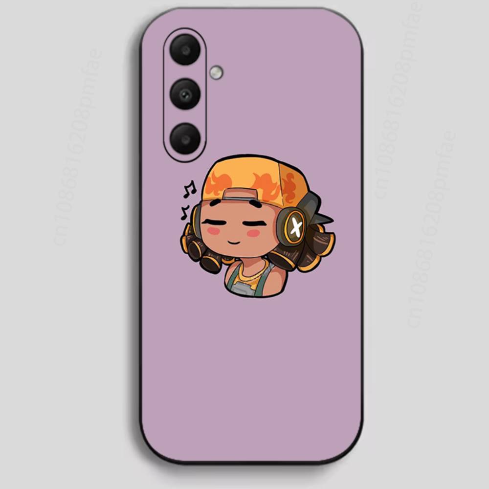 cartoon valorant Phone Case For Samsung Galaxy A13,21s,22,31,32,40,52,71,A91 Soft Black Shell