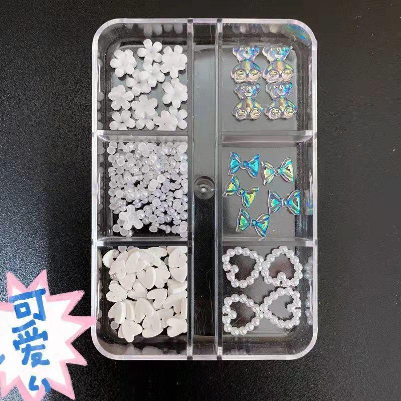 Стразы с плоским дном для 3D-дизайна ногтей: Смешанные размеры для DIY студенческих украшений для ногтей