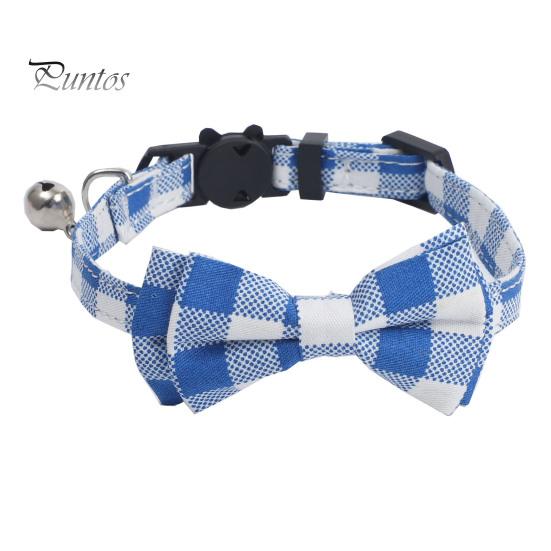 Британский клетчатый кошачий воротник, галстук-бабочка, отрывная ткань, ожерелье для домашних животных с медными колокольчиками, классический дизайн, шейный воротник для мальчиков и девочек, кошек, щенков, собак