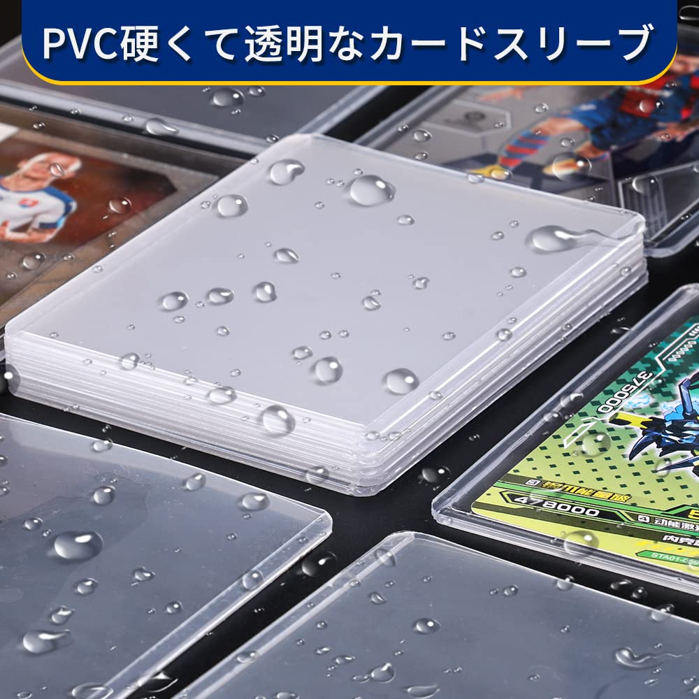 Из Top Loader Card Holder для торговых карточек Card Loader Hard Case Hard Card Case Loader Hard Scratch Prevention Storage Storage PVC Material Ultra