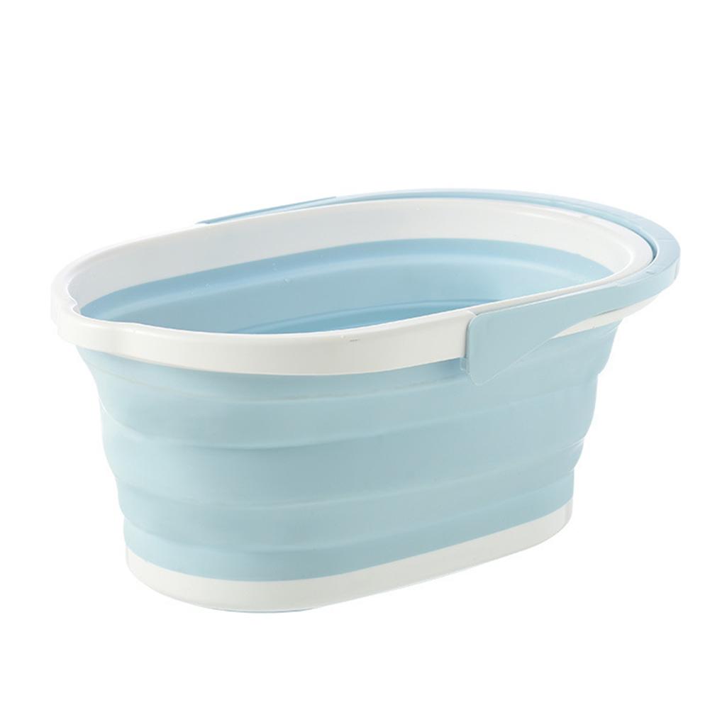 Portable Folding Car Wash Bucket Foldable Mop Water Mop Bucket Household Large Thickened Plastic Storage Bucket