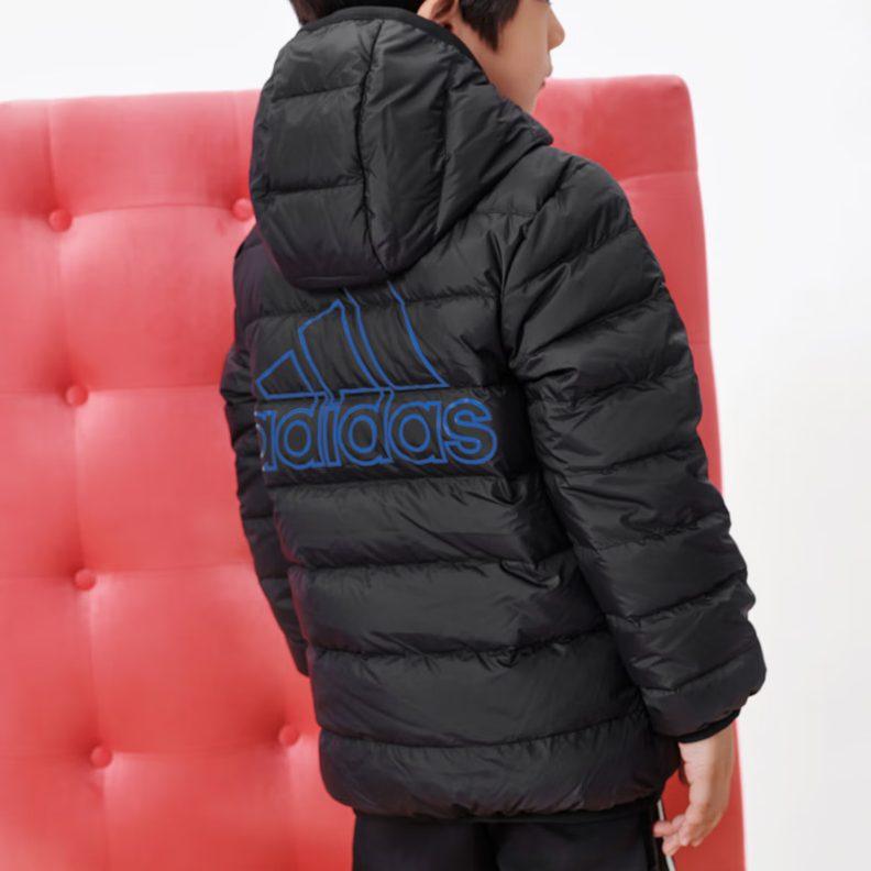 adidas Детские пуховики с капюшоном Утепленные H40326