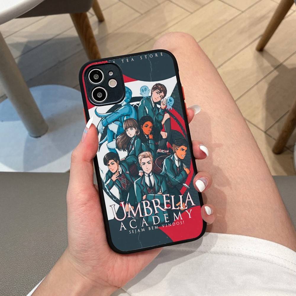 Чехол для телефона Академия Амбрелла Для IPhone 14 X XR XS 7 8 Plus 11 12 13 Pro MAX 13mini Матовый противоударный чехол