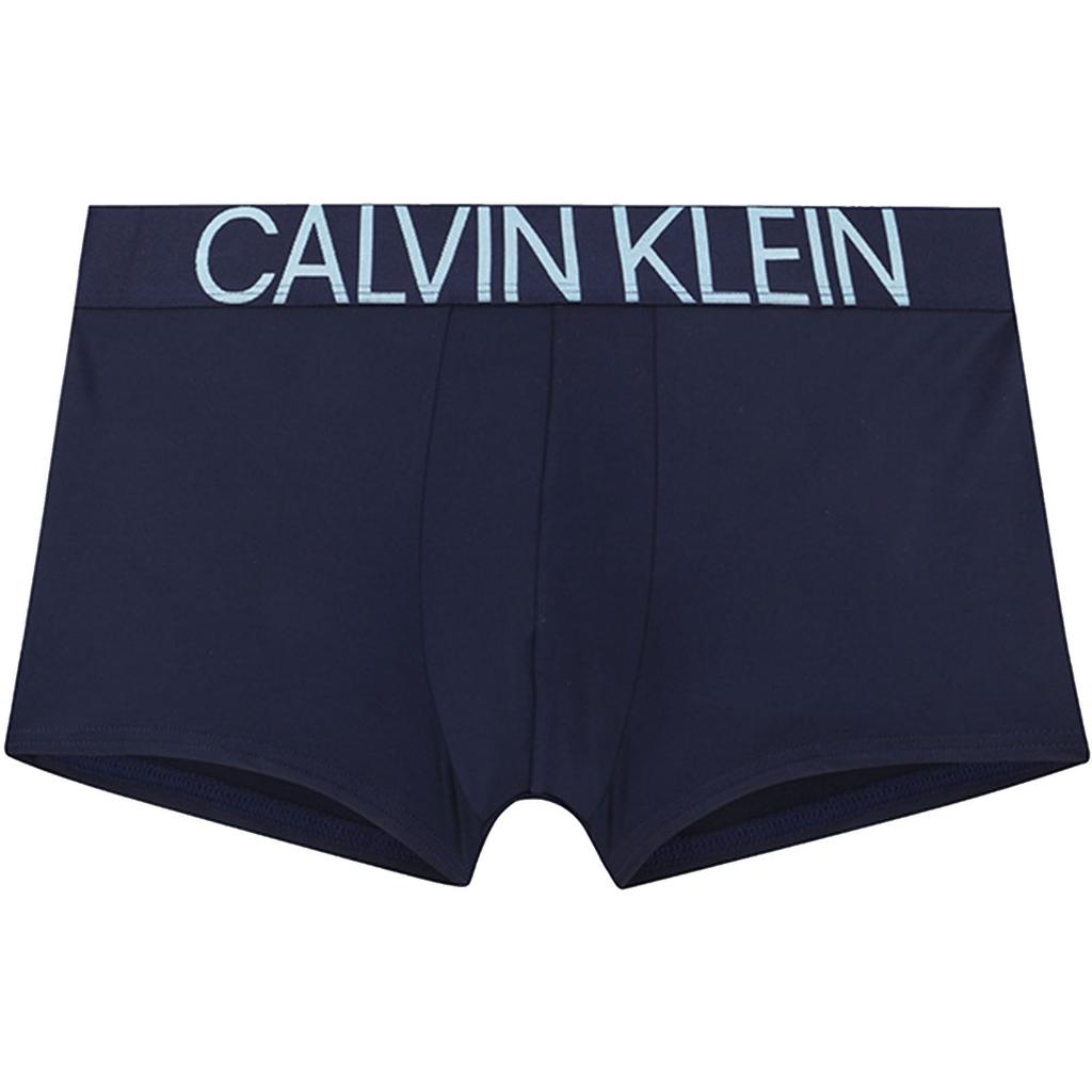 Calvin Klein Letter Logo Woven Waistband Boxer Briefs Men Underwear Navy NB1702O-0PP