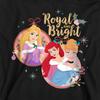Disney Princess Childrens/Kids Royal And Bright Heather Christmas Hoodie