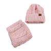 Winter Hat Winter Knitted Hat Warmer Scarf Set Wear Resistant For Women Men