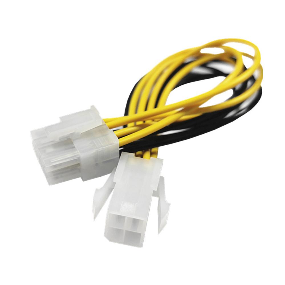 ATX 4 Pin Female to 8 Pin Male EPS CPU Power Adapter Cable for Desktop Motherboard High Speed Stable Power Supply Extension Cord