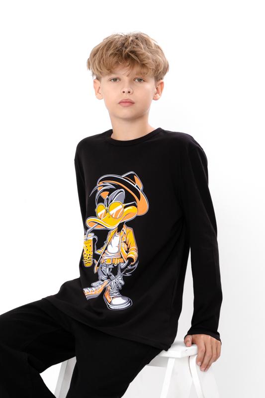 Sweatshirt (boys) – Daffy Duck Print, Trendy & Versatile, Any season, 6363-036-33-1-3 HC