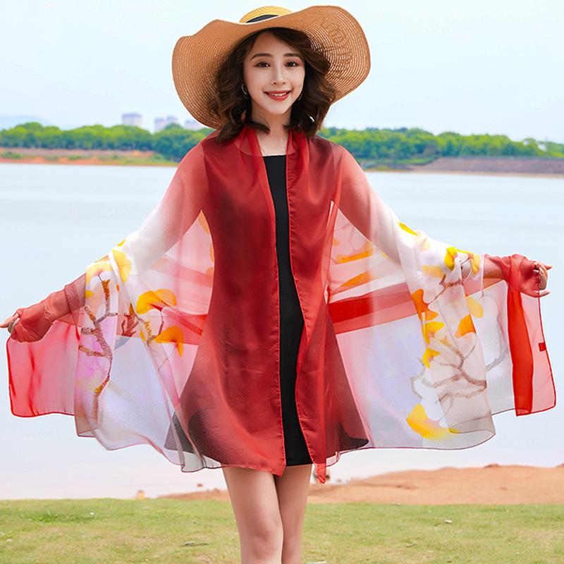 Spring/Summer New Women'S Silk Scarf 90 * 90cm Simulated Silk Twill Square Scarf Fashion Printed Large Square Scarf Professional Scarf