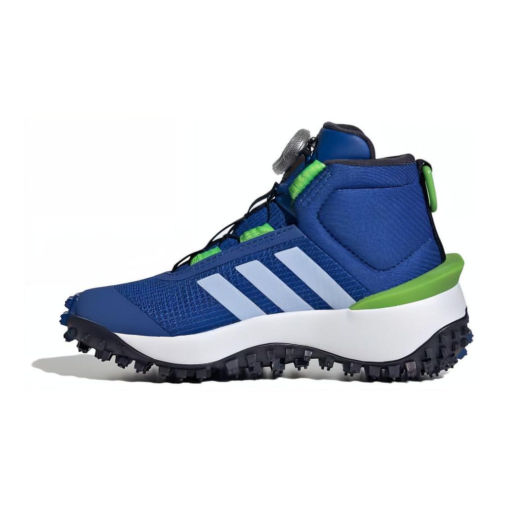 Adidas Porta Trail Anti-Kick Shock Absorbing Mid-Top Running Shoes Kids Running Shoes Blue IG7260