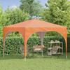 Pop up Party Tent 290 x 290 x 245 cm Orange