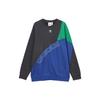 Originals Trefoil Colorblock Logo Print Crew Neck Sweatshirt Men Tops HF5944