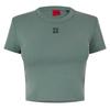 Hugo Womens/Ladies Logo Cotton Crop T-Shirt