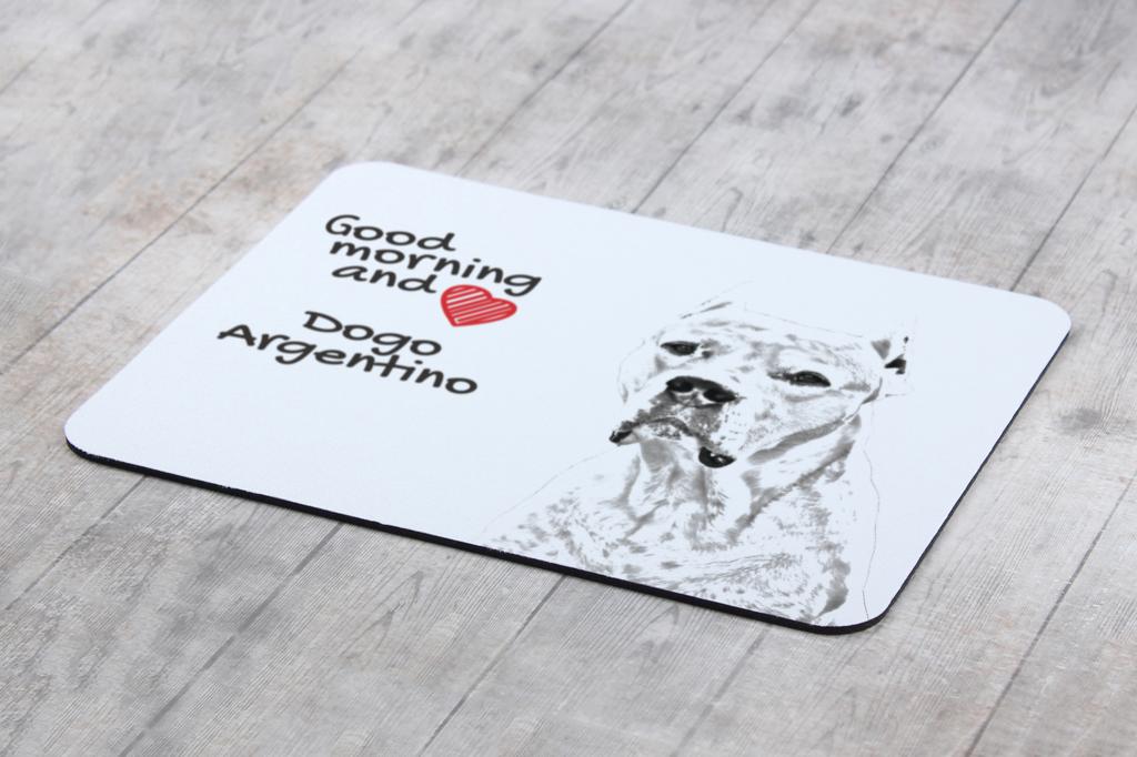 Dogo Argentino – Mouse pad with print, personalized dog-themed mouse pad | Art-Dog