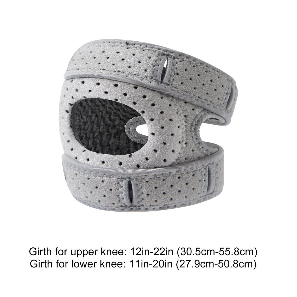 Anti-Slip Patella Stabilizing Knee Brace Adjustable Patellar Tendon Stabilizer Knee Relief Support Brace Patella Support Straps