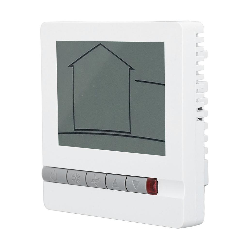 Digital Smart Thermostat LCD Screen Brushless Fan Smart Home Thermostat Temperature Controller for R