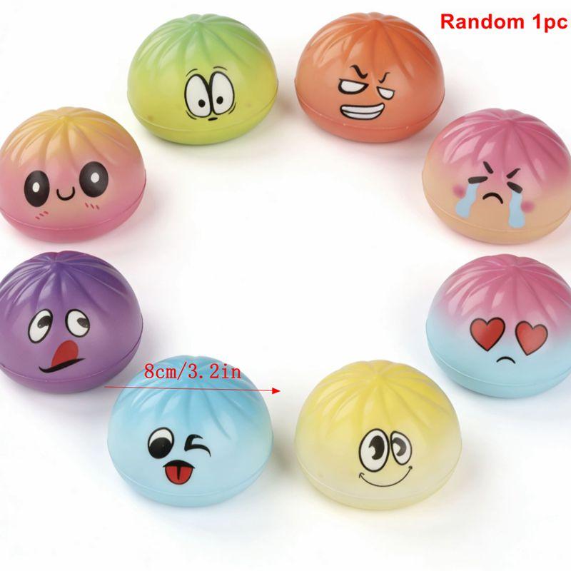 Dumpling Squishy Toys Squeeze Mystery Dumplings Sensory Ball Party Gifts Anti Stress Props Stress Relief Decompression Toys