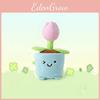 Aloe Mushroom Tulip Begonia Plant Pottery Design Plush Toy For Home Decor And Gift