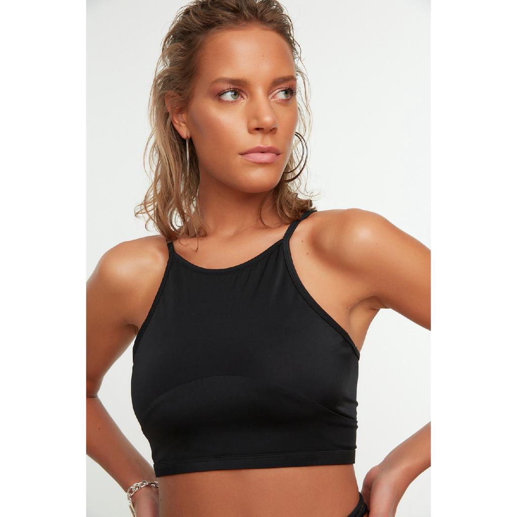 Черный лиф бикини с вырезом халтер Tbess21bu0027