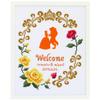 Olympus Cross Stitch Embroidery Kit Disney Welcome Board Beauty and the Beast White 7466