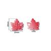 10Pcs/lot 20x20mm Gradient Color Maple Leaf Glass Bead Jewellery Making Beads for Bracelets Necklace DIY Craft Supplies