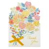 Sanrio Message Card Thank You Bouquet Yellow Greeting Card Can Be Shipped Overseas SANRIO 981567 TY184-3