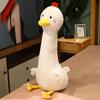 Большая белая гусыня подушка-игрушка плюшевая кукла девочка кровать обнимать спящий ребенок младенец успокаивающая кукла