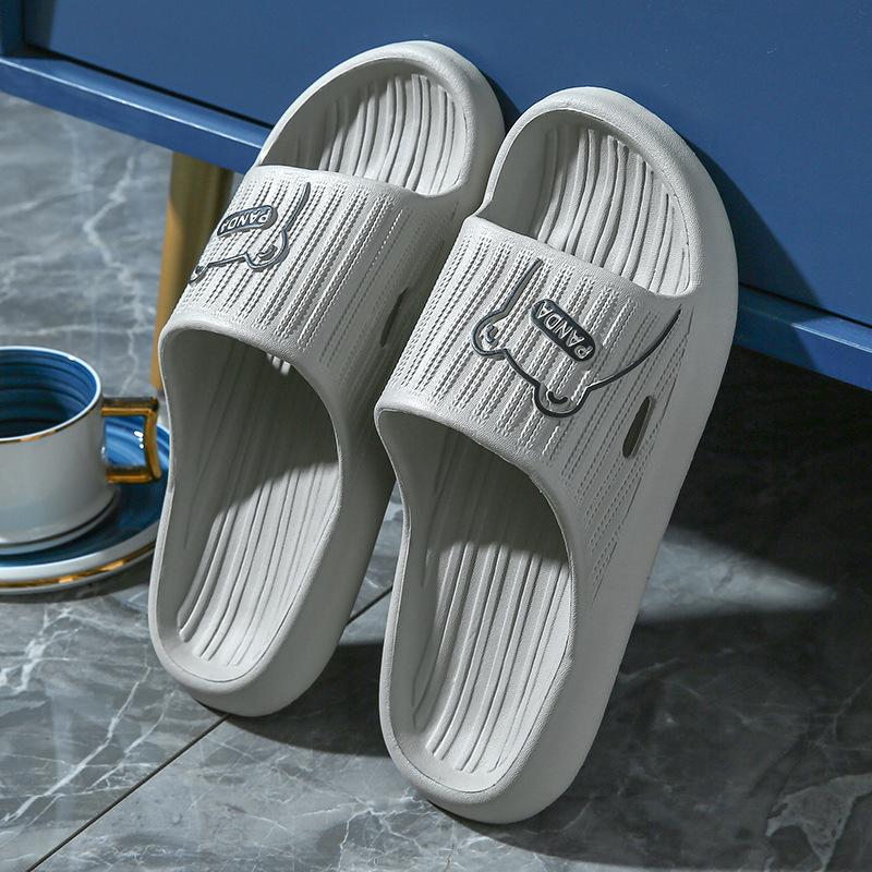 Крутые тапочки женские летние домашние ванные банные нескользящие и непахнущие для ног тапочки на толстой подошве мужские